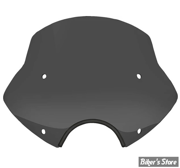 PARE BRISE DÉTACHABLE - MEMPHIS SHADES - SPEED DEMON - DÉCOUPE DE PHARE DE 7" / 18.00 CM - HAUTEUR 13" / 33.00CM - NOIR FUME FONCE - MEP54310