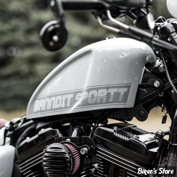 X - COUVRE RÉSERVOIR D'ESSENCE - SPORTSTER 07/17 - KILLER CUSTOM - 2,1G - Killer Custom Cafe-Racer gas tank cover - A PEINDRE - GTC-4.5-CG