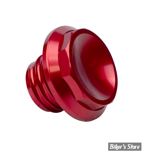 - BOUCHON 96UP / SOFTAIL M8 - VITY'S DESIGN - DECAGON GAS CAP - ROUGE - DGC001RED