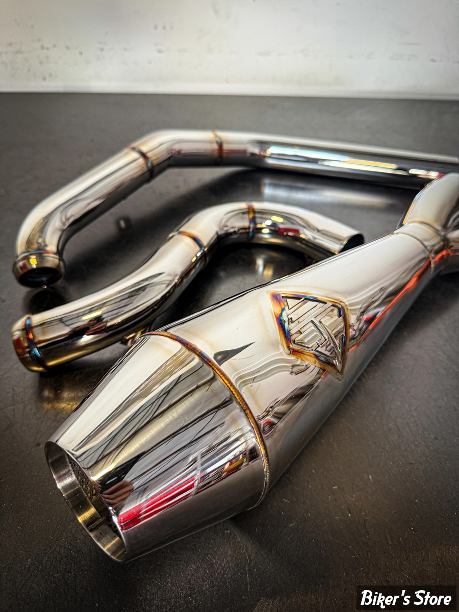 - ECHAPPEMENT - SP CONCEPTS EXHAUST SYSTEM - TOURING M8 2017UP - BIG BORE - WORKS EDITION - PRO FLO - PLATINIUM - SPC-2-003-PPF