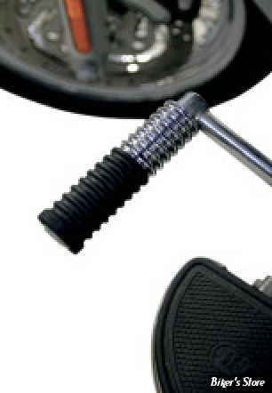 -  EXTENSION D'EMBOUT DE LEVIER DE VITESSE - L-A CHOPPERS - CHROME - LA-7201-00