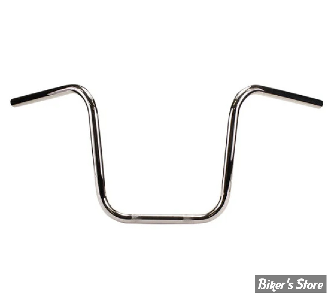 - Guidon TC. BROS - TC BROS. 1" SPRINGER APES HANDLEBARS - APES 12" - AVEC EMPREINTES - CHROME - 101-0207