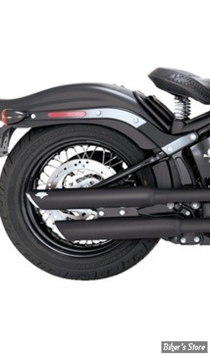 Silencieux Vance & Hines - Twin Slash - FLSTN, FLS/S 07/16 ; FLSTSB  08/11 - NOIR - 46842