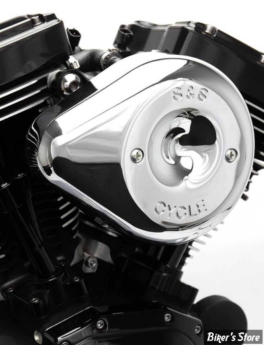 - FILTRE A AIR - S&S - TEARDROP STEALTH AIR CLEANER KIT - MILWAUKEE EIGHT TOURING 17UP / SOFTAIL 18UP - CHROME - 170-0524b