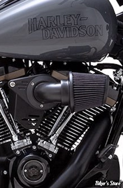 FILTRE A AIR - Vance & Hines -MILWAUKEE EIGHT SOFTAIL 2025UP / TOURING 2023UP - VO2 Falcon Air Intake Kit - NOIR MAT - 41107