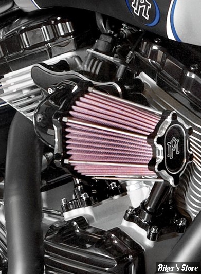- FILTRE A AIR - PERFORMANCE MACHINE - BT93UP / SOFTAIL 01/15 / DYNA 04/17 / TOURING 02/07 - EVOLUTION & TWINCAM - FASTAIR - HYBRID CHROME / CONTRAST CUT