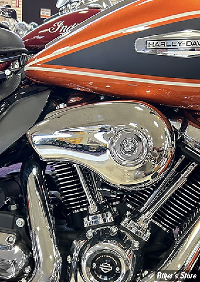 FILTRE A AIR - V-TWIN - BIGTWIN 93/07 -  Chrome Wyatt Gatling Air Cleaner Assembly - OEM 29409-02 - CHROME