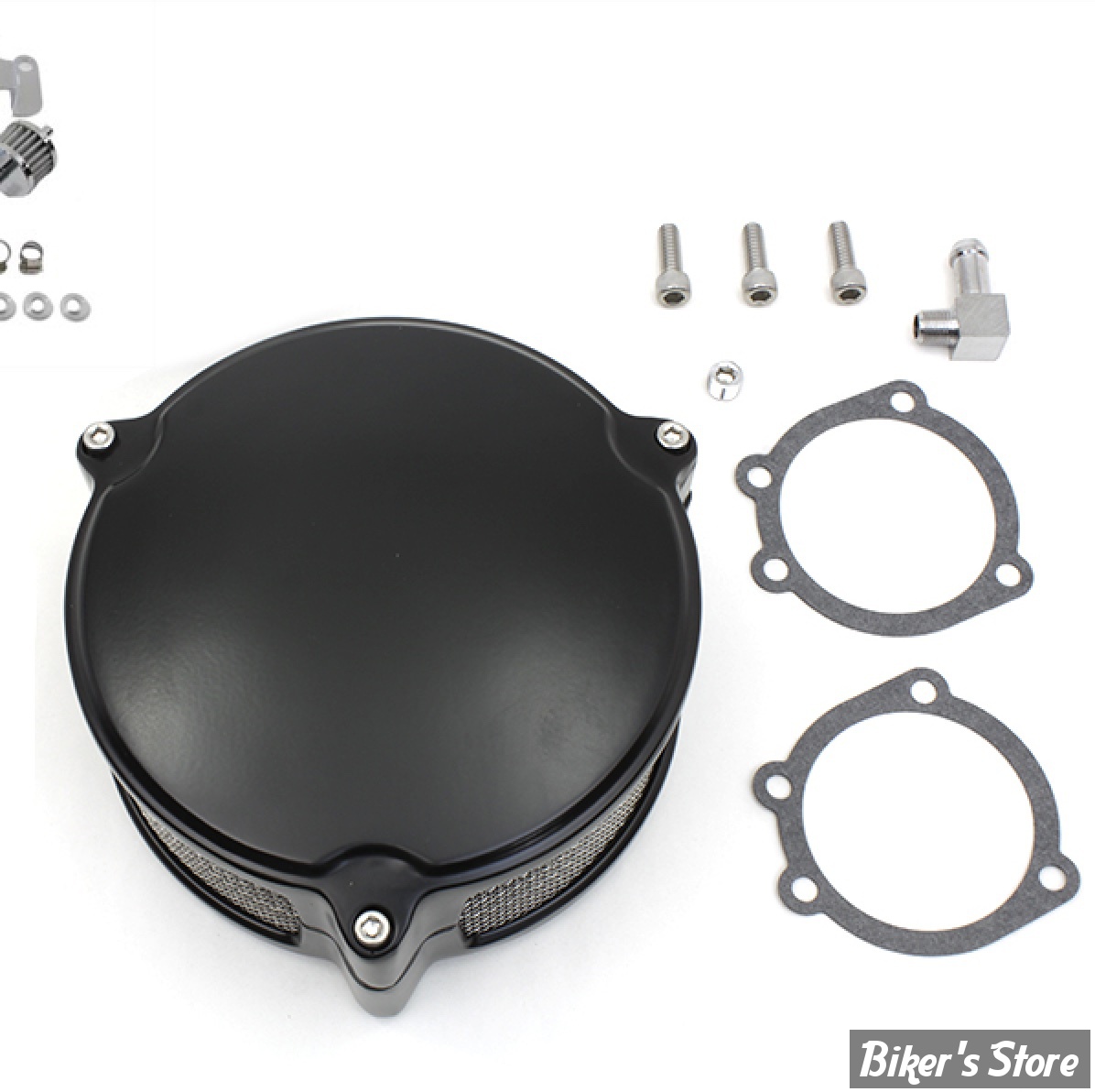 FILTRE A AIR - V-TWIN - BIGTWIN 93/07 - DRAGTON II CHROME - NOIR