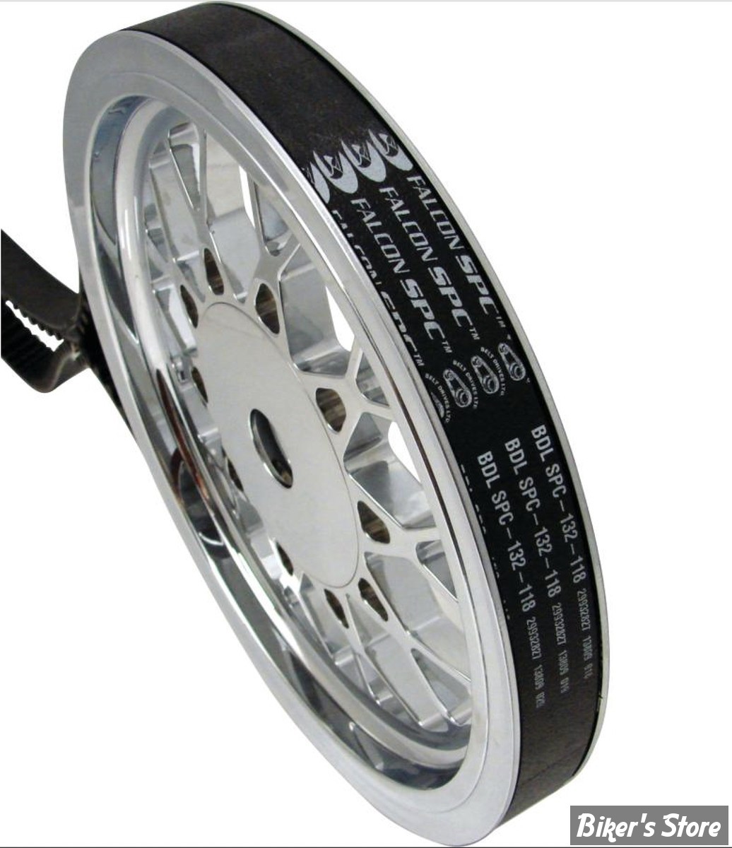 COURROIE SECONDAIRE - VICTORY - LARGEUR : 1 1/8" / 28.60MM / NOMBRE DE DENTS : 154 -FALCON SPC -  CARBON - BDL SPC-154-118       