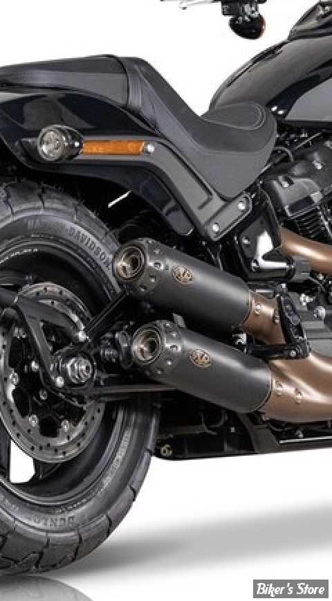 SILENCIEUX - V-PERFORMANCE - SOFTAIL M8 FXBBS/FXLRS/FXLRST 2021UP / FXRST 22UP - TRACKER - NOIR - AHAR0290048