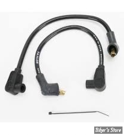 FILS DE BOUGIES - FXR 82/94 - TAYLOR / SUMAX - 8MM - PRO WIRE - NOIR - 77035