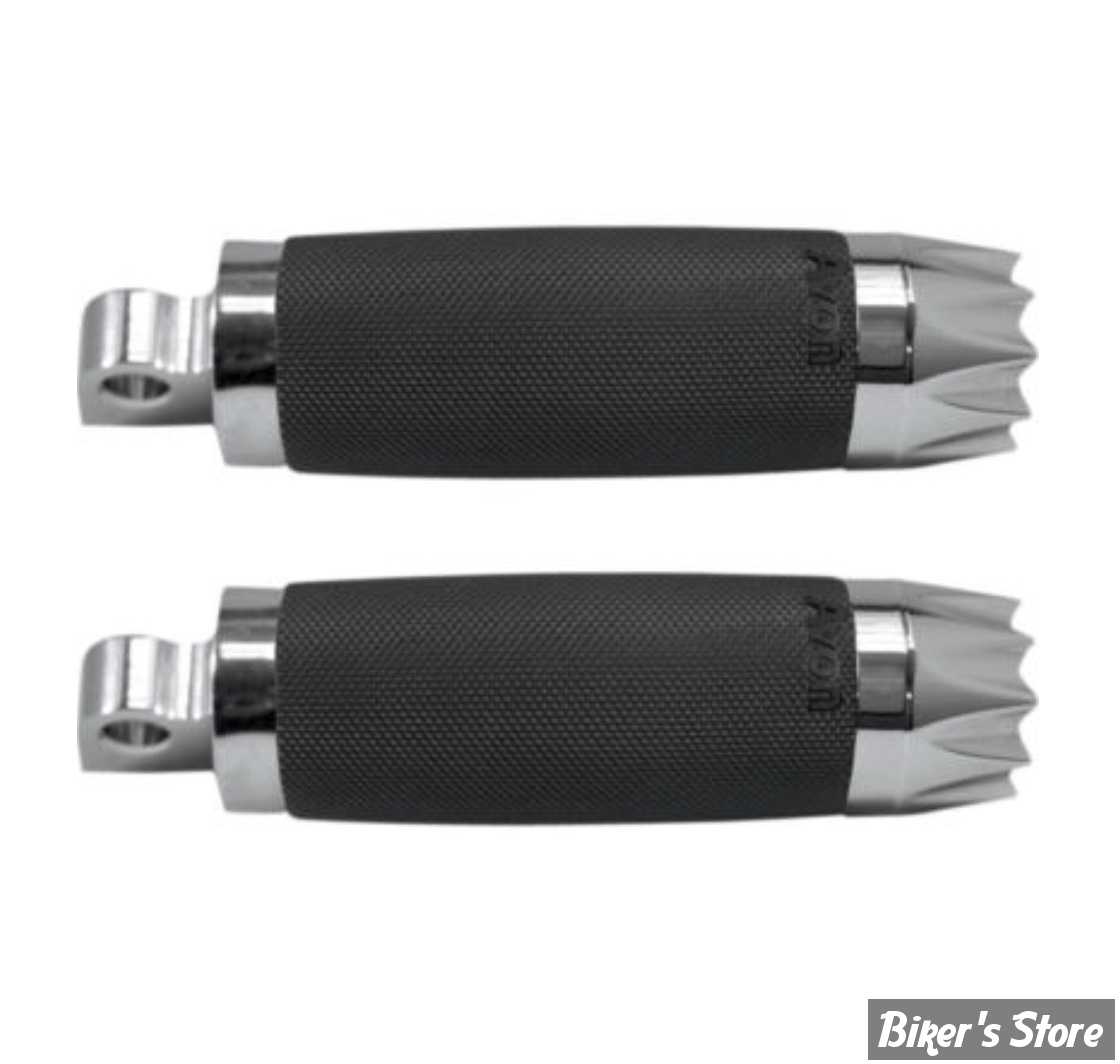 REPOSES PIEDS AVON - EXCALIBUR CUSTOM CHROME - Reposes pieds AVON Performance - EXCALIBUR CUSTOM - CHROME - FP-CC-85-CH-EX
