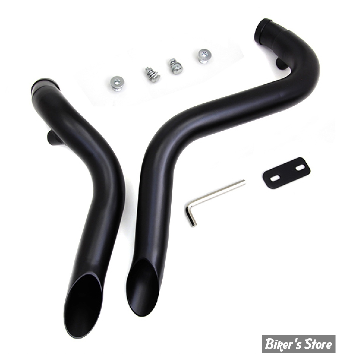 ECHAPPEMENT - Wyatt Gatling - Down Draft Exhaust Header Set - 30-0464 - NOIR