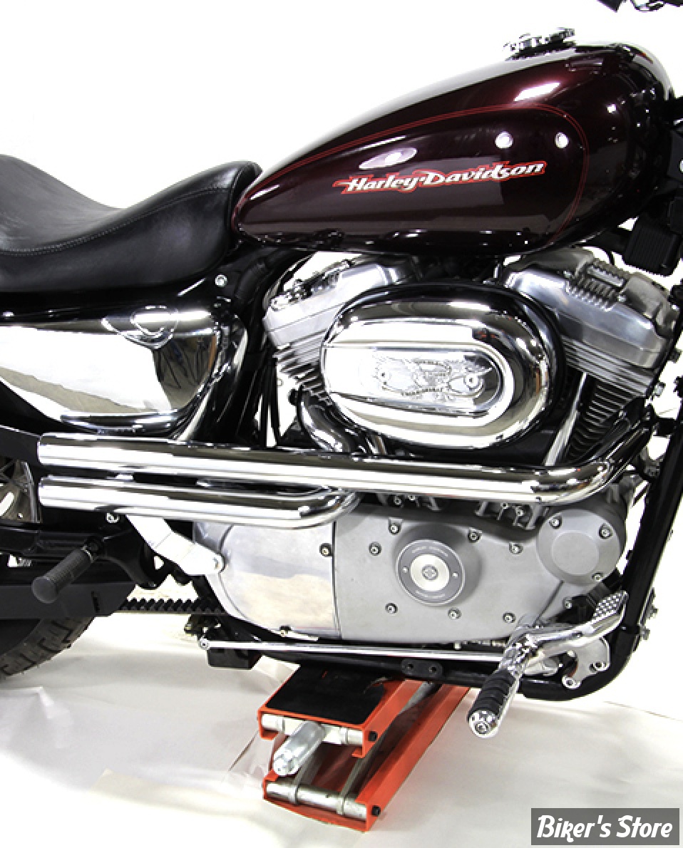 - ECHAPPEMENT - V-TWIN - SPORTSTER 07/13 - XL Shotgun Exhaust Drag Pipe Set - 29-0201 - CHROME