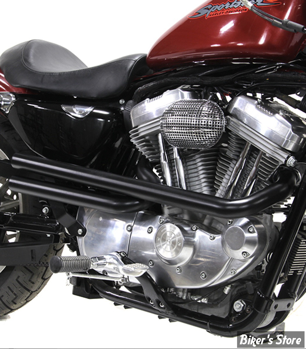 - ECHAPPEMENT - V-TWIN - SPORTSTER 07/13 - XL Shotgun Exhaust Drag Pipe Set - 29-0202 - NOIR