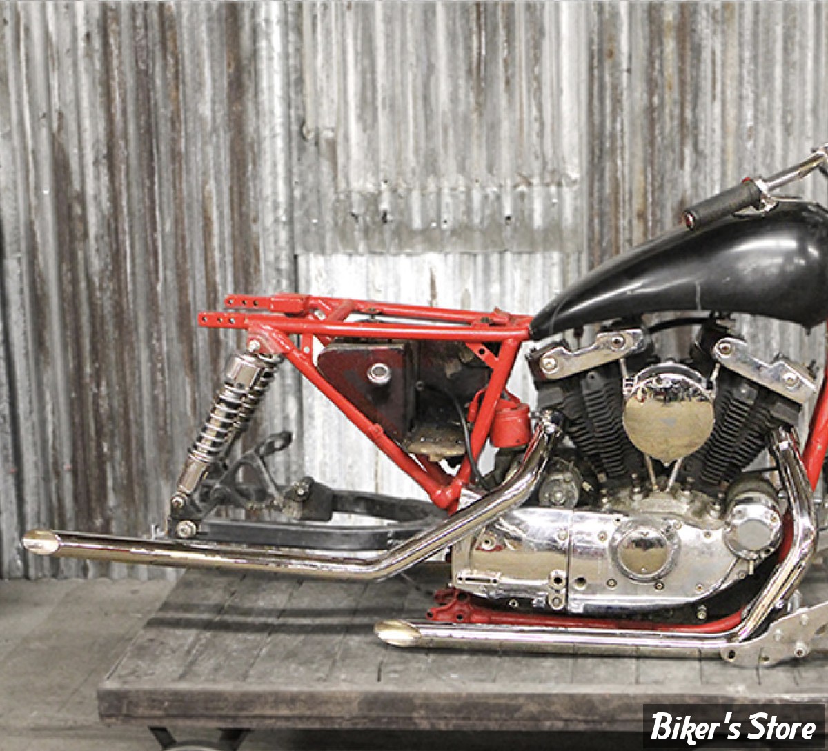 - ECHAPPEMENT - Wyatt Gatling - SPORTSTER 57/85 - DRAG PIPES - Wyatt Gatling Exhaust Drag Pipe Set Slash Cut Ends - 30-3010 - CHROME