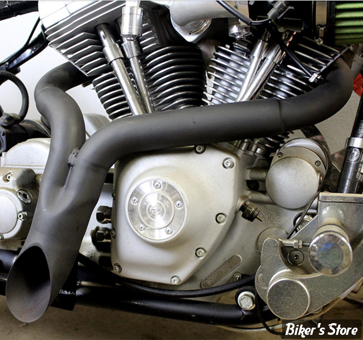 - ECHAPPEMENT - V-TWIN / Wyatt Gatling - "Y" Exhaust Pipe Header - SOFTAIL 00/06 - 30-0777 - NOIR