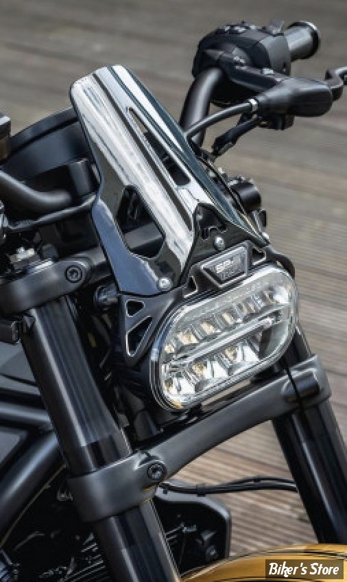 - TETE DE FOURCHE - SPORTSTER RH1250S - THUNDERBIKE - SP-S Windshield Kit - FINITION : NOIR - 42-85-010