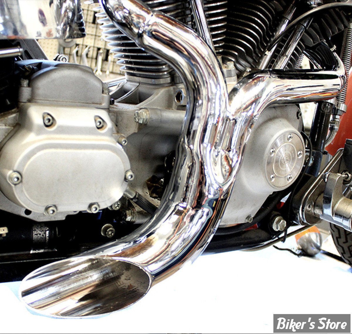 - ECHAPPEMENT - V-TWIN / Wyatt Gatling - FXST Ground Pounder - SOFTAIL  00/06 - 30-0808 - CHROME