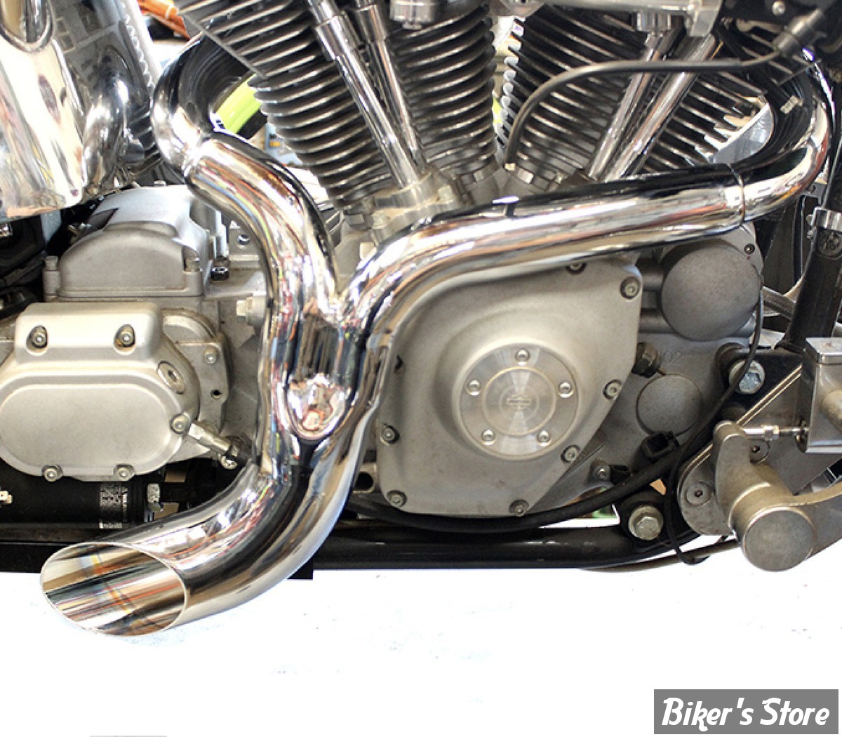 - ECHAPPEMENT - V-TWIN / Wyatt Gatling - FXST Ground Pounder - SOFTAIL  07/17- 30-0810 - CHROME