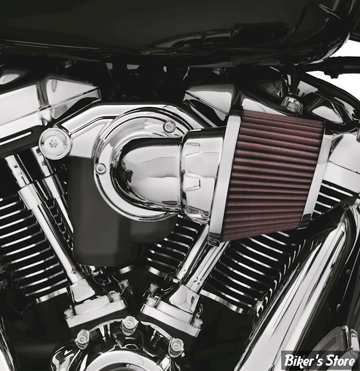 - FILTRE A AIR HD - MILWAUKEE EIGHT 2017/2020 - SCREAMIN EAGLE 29400263 - Heavy Breather Performance Air Cleaner - CHROME