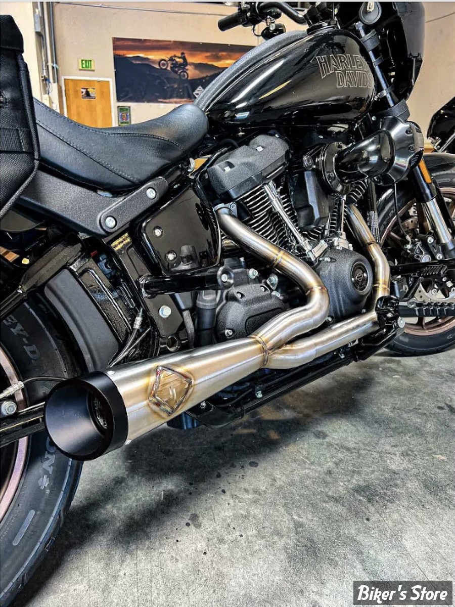 - ECHAPPEMENT - SP CONCEPTS EXHAUST SYSTEM - SOFTAIL M8 FLSB / FXLRST / FLHC 2018UP - CUT BACK - INOX - SPC-1-002-ST