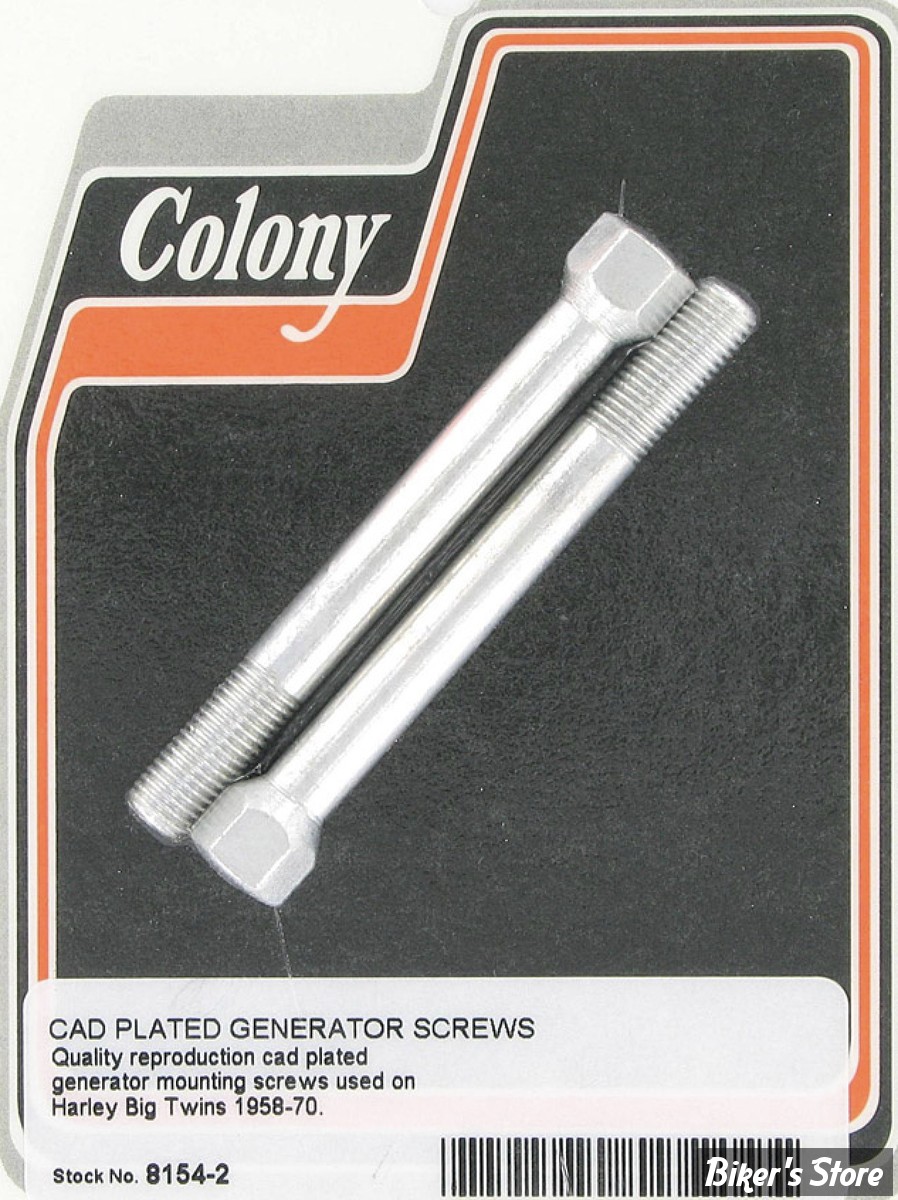 ECLATE N - PIECE N° 12 - KIT DE VISSERIE DE GENERATRICE - OEM 30011-58 - COLONY - OEM STYLE - CADMIUM - 8154-2
