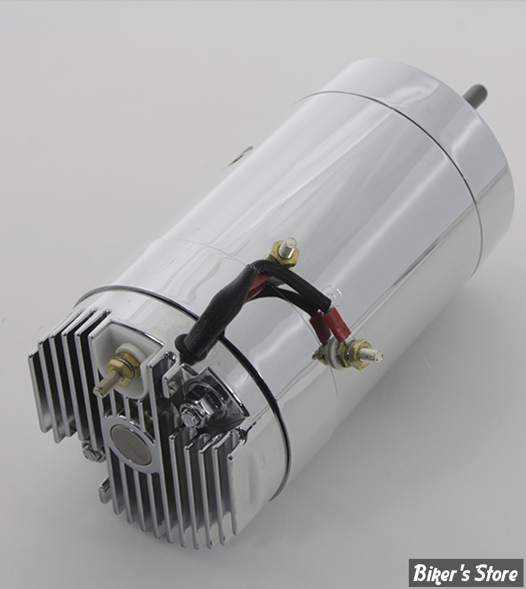 - GENERATRICE AVEC REGULATEUR - 29975-65TA - LOW VOLTAGE - 12V - 2-Brush Generator with Low Output - VOLT TECH - CHROME