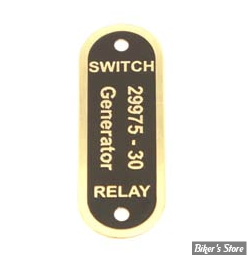 ECLATE N - PIECE N° 32 - PLAQUE NAME PLATE  - OEM 31050-30 - LA PIECE