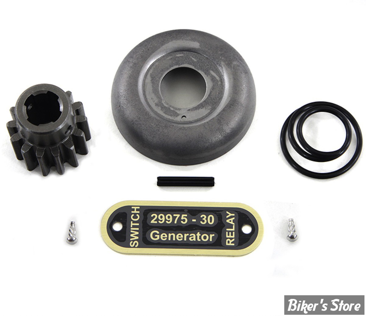 ECLATE N - PIECE N° 01 / 02A / 03 / 04 / 32 - KIT PIGNON DE GENERATRICE 14 DENTS - OEM 31071-37 - 3-Brush Generator Gear and Tag Kit