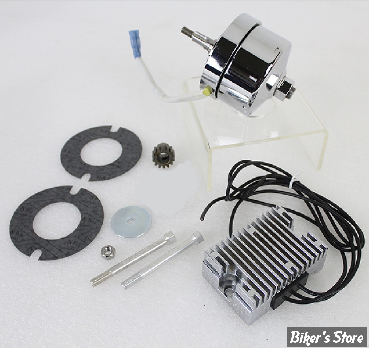 KIT ALTERNATEUR POUR MODELES AVEC GENERATRICE - 12V - ALTERNATOR KIT - SPORTSTER 58/70 -  CHROME - 32-1676