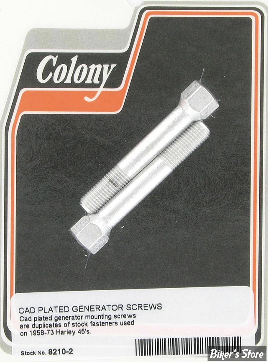 ECLATE N - PIECE N° 12 - KIT DE VISSERIE DE GENERATRICE - OEM 30011-58 - COLONY - OEM STYLE - ZINC - 8210-2