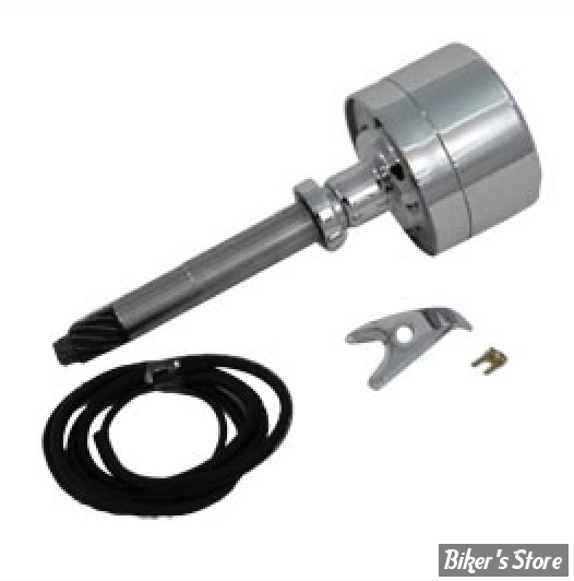 ECLATE R - PIECE N° 00 - DISTRIBUTEUR - OEM 32502-66A - BIGTWIN 1966/1969  -  Fixation 1 points - V-Fire Big Twin Overhead Valve Auto Advance Distributor - CHROME