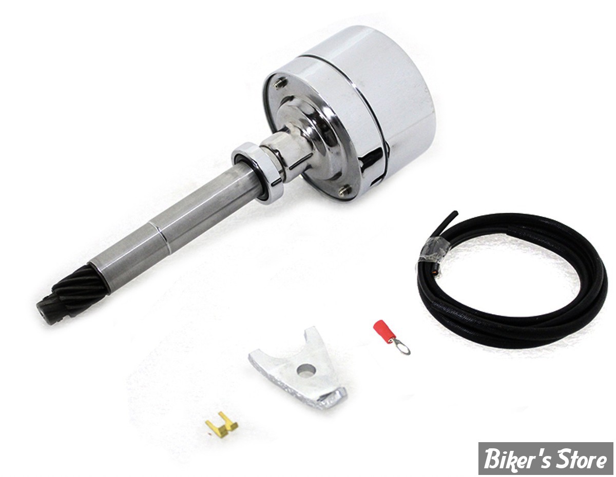 ECLATE R - PIECE N° 00 - DISTRIBUTEUR - OEM 32502-66A - BIGTWIN 1966/1969  -  Fixation 1 points - V-Fire Big Twin Overhead Valve Auto Advance Distributor - ZINC