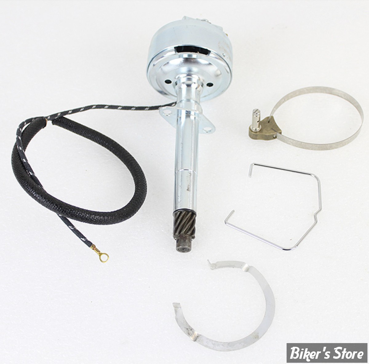 ECLATE R - PIECE N° 00 - DISTRIBUTEUR 6 VOLT - OEM 32502-66A - BIGTWIN 1936/1947 - Fixation 2 points - 6 Volt Knucklehead Distributor Assembly - 32-0060