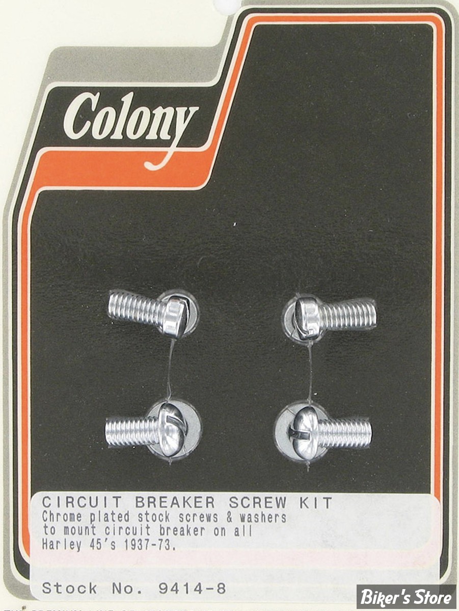 ECLATE R - PIECE N° 14 - KIT DE VISSERIE - OEM 2762 / 1300 - CHROME - 9414-8