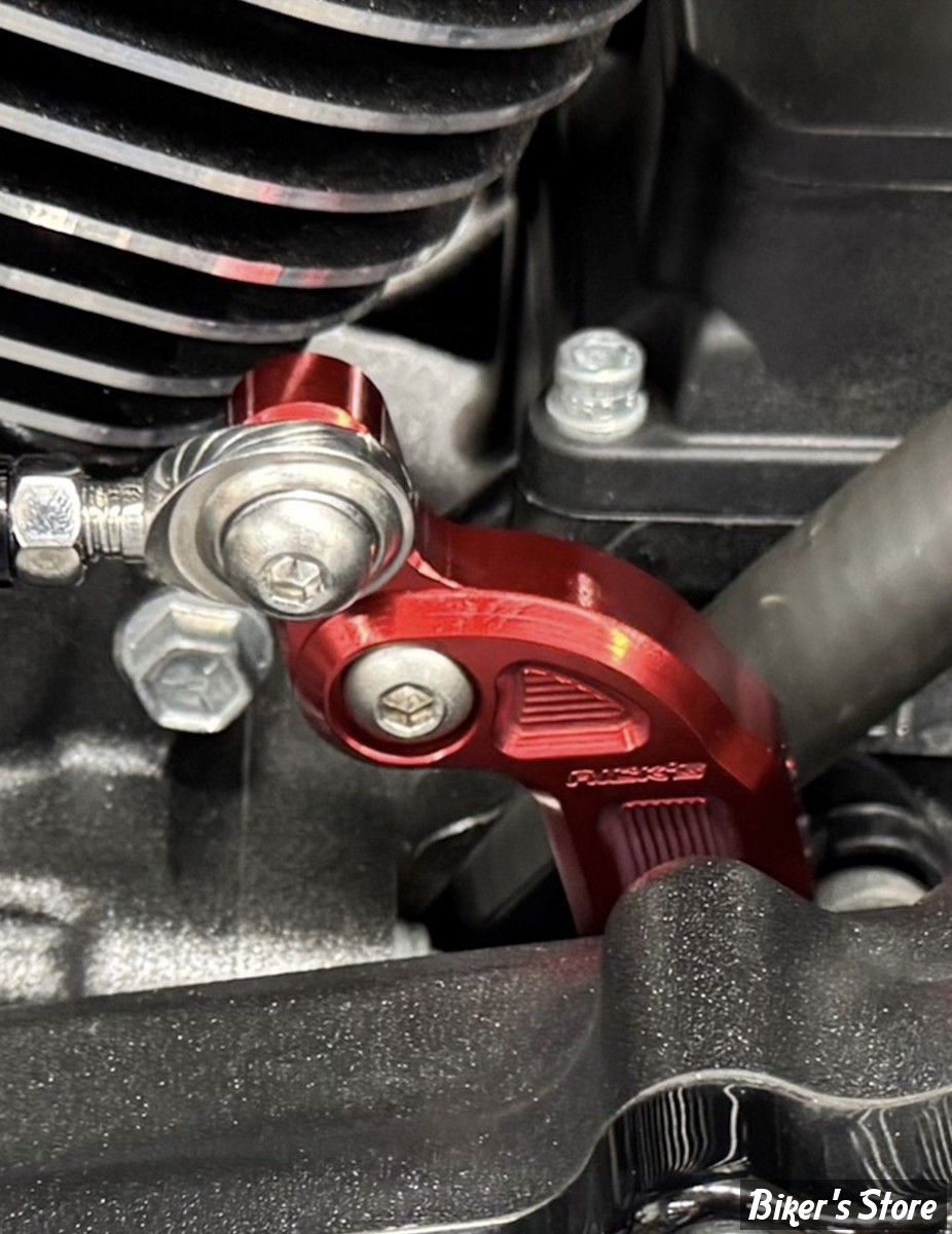 DOC A / PIÈCE N° 23 - EXTENSION DE  BRAS DE SELECTEUR INTERNE - RICK'S MOTORCYCLES - ROUGE - M8-GSE1000-RG