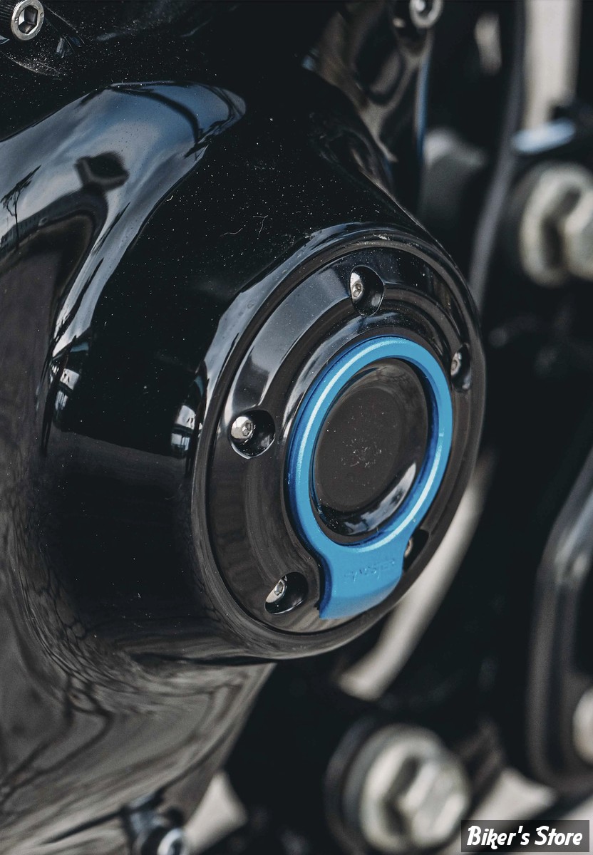  CACHE ALLUMAGE - Fangster Point cover - TWINCAM 99/17 - FANGSTER - NOIR / BLEU