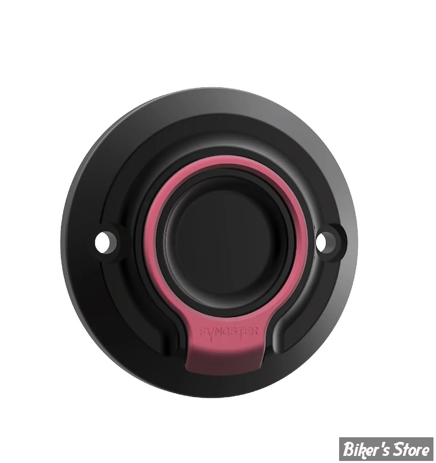 ECLATE I - PIECE N° 23 - CACHE ALLUMAGE POUR MILWAUKEE-EIGHT® SOFTAIL / TOURING 17UP - Fangster Point cover - NOIR / ROUGE