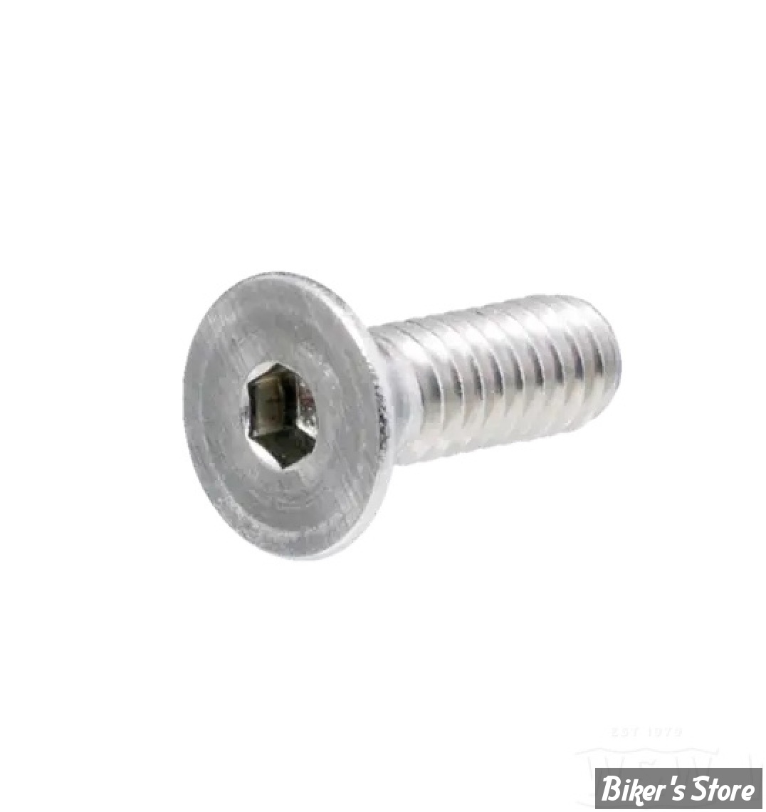 ECLATE I - PIECE N° 26 - TRAPPES DE DERBY ET D INSPECTION - 1/4-20 x 5/8 FRAISEE - SPORTSTER 91UP : Vis - OEM 41191-74A - INOX - LA PIECE