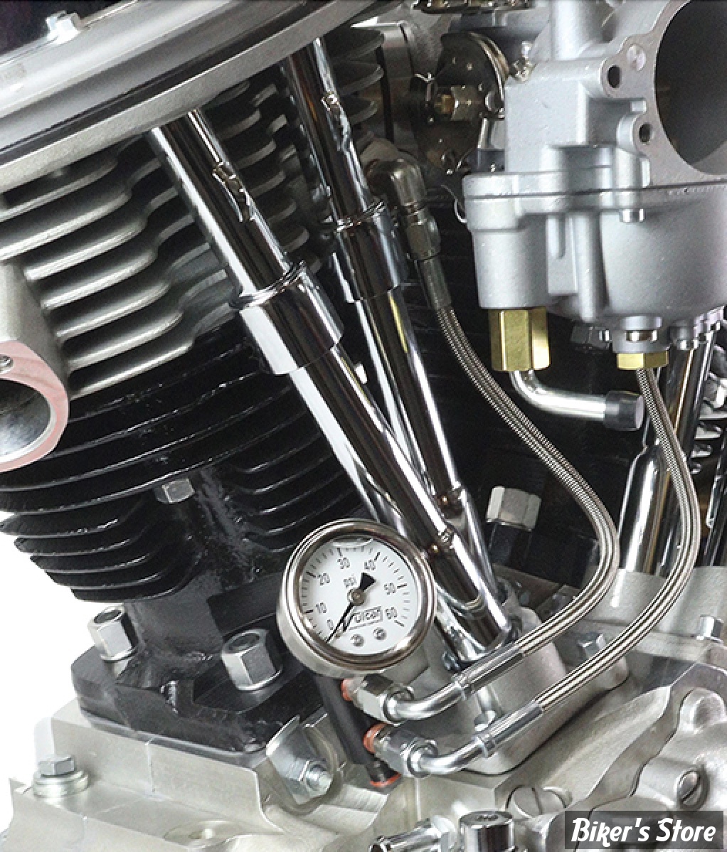 - KIT MANO DE PRESSION D HUILE -  60 PSI - FL 63/69 PANHEAD - V-TWIN