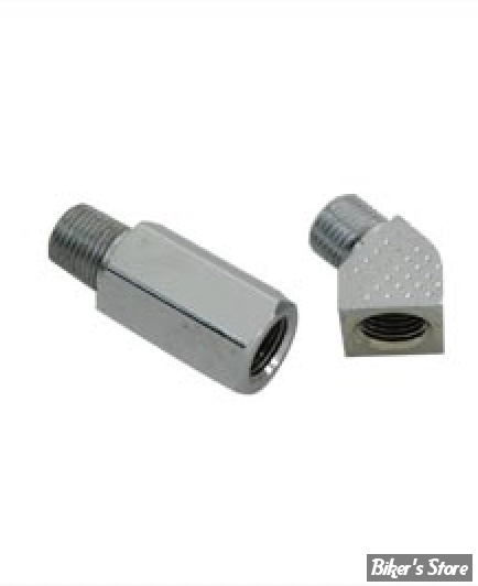 ADAPTATEUR/RACCORD DE MANO DE PRESSION D HUILE - BIGTWIN 41/67 - CHROME