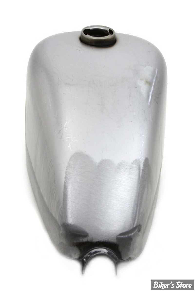 RESERVOIR PEANUT - 2.5 GALLONS - V-TWIN / Wyatt Gatling - Chopper Style 2.5 Gallon Gas Tank - BOUCHON A BAILLONETTE