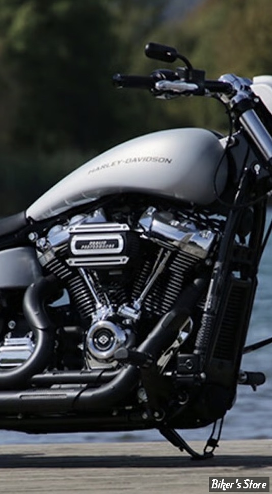 ECLATE A - PIECE N° 20A - RESERVOIR D'ESSENCE CUSTOM - 3.5 GALLONS / 13.00 LITRES - SOFTAIL MILWAUKEE EIGHT - FRED KODLIN - Stretched 'Breakout' Softail gas tank - K61143