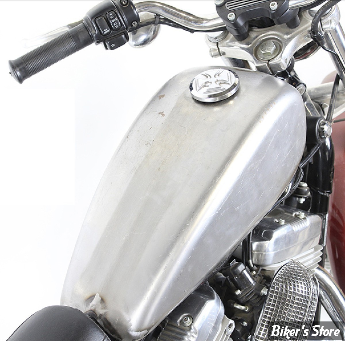 RESERVOIR D'ESSENCE - 2.0 GALLONS / 7.50 LITRES - SPORTSTER 07/22 - OEM 00000-00 - XR750 Replica XL 2 Gallon Steel Gas Tank