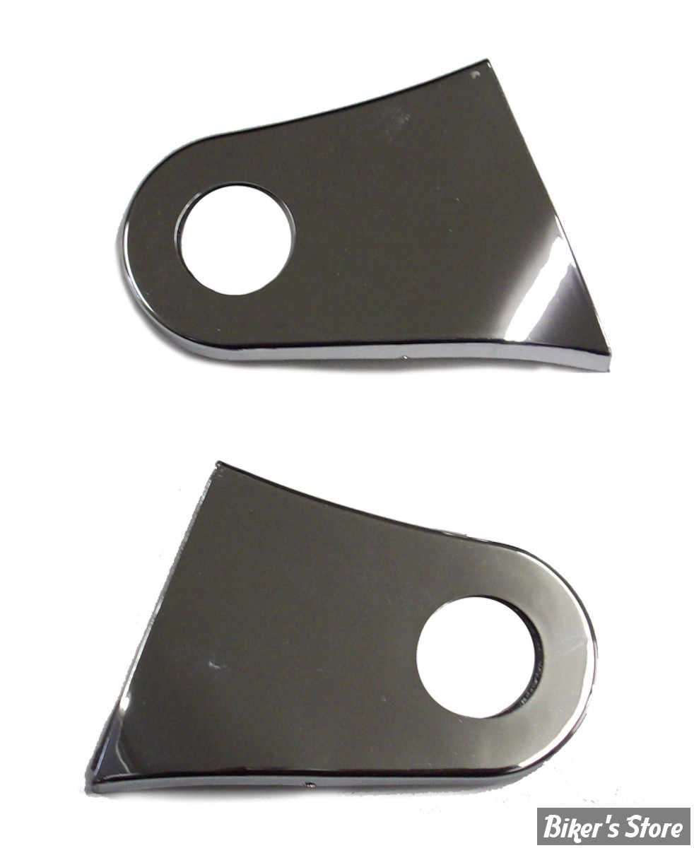 ECLATE A - PIECE N° 00 - CACHES FIXATIONS AVANT DE RÉSERVOIR - OEM 70904-04 (L) -  SPORTSTER 04/22 - CHROME - LA PAIRE