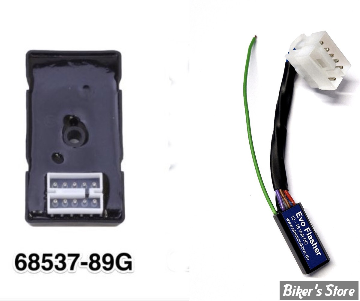 CENTRALE DE CLIGNOTANT - OEM 68537-89 / 68537-89C - EVO FLASHER 2 - Axel Joost Elektronik
