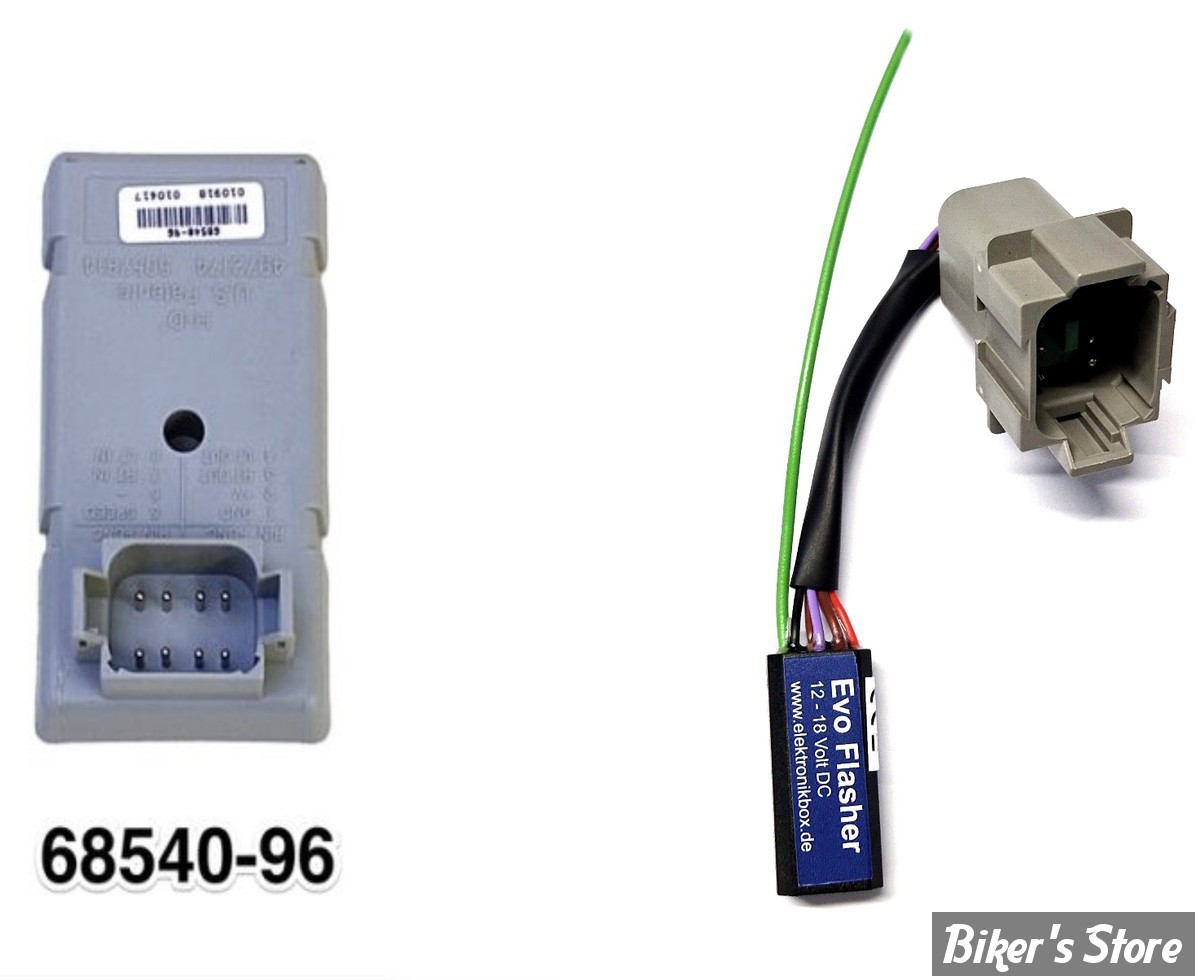 CENTRALE DE CLIGNOTANT - OEM 68540-96 - EVO FLASHER 3 - Axel Joost Elektronik