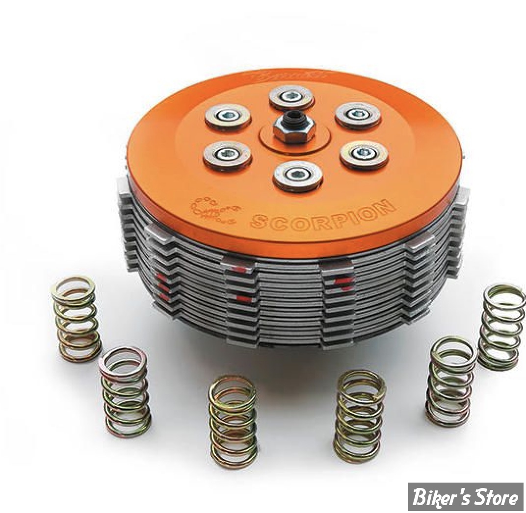 KIT EMBRAYAGE - EMB / HYDRAULIQUE - BIGTWIN 99/06 - BARNETT SCORPION - AVEC EMBRAYAGE HYDRAULIQUE - 608-30-30099
