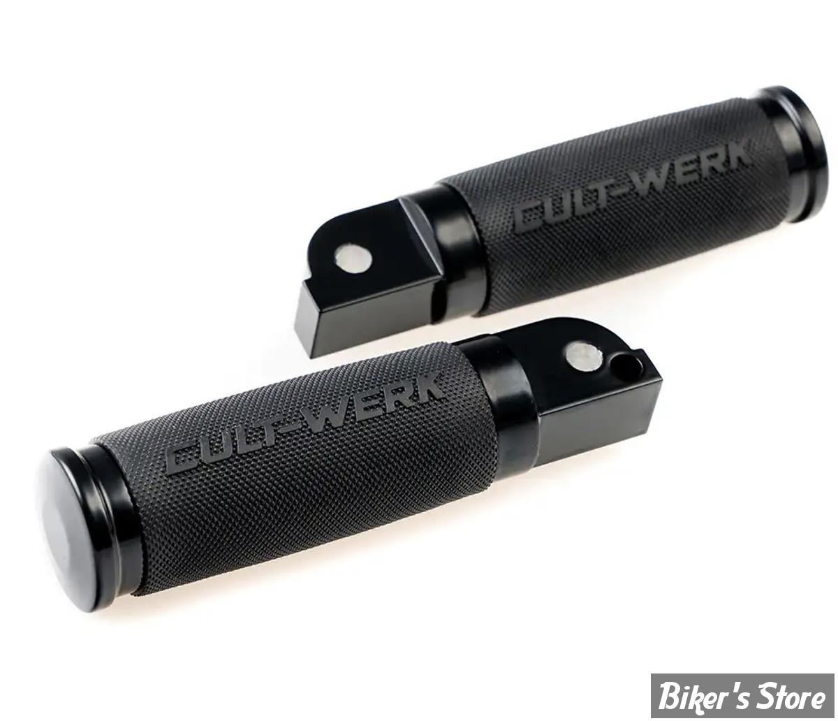 REPOSES PIEDS ARRIÈRE - CULT WERK SOFTAIL 2018UP - RACING footrests - HD-BRO134